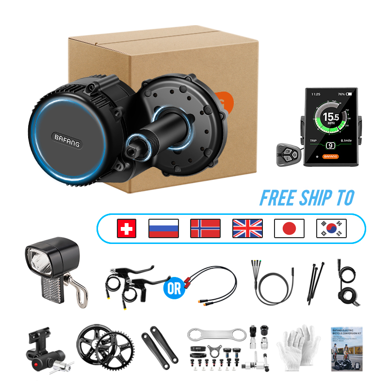Bafang Bbs02B 48V 750W Mid Drive Kit - Bafang UART Motor de accionamiento medio