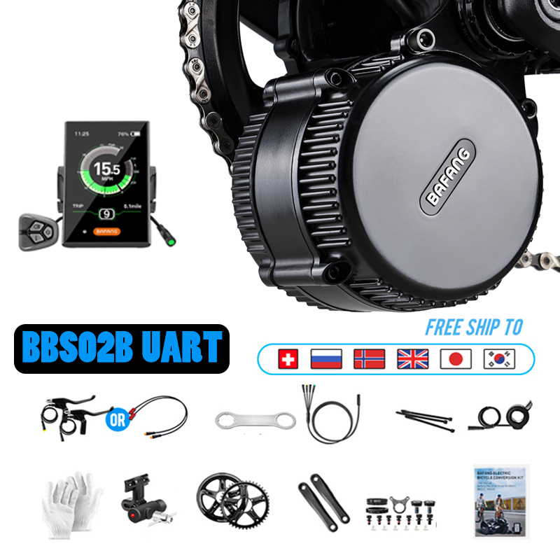 Bafang Bbs02B 48V 750W Mid Drive Kit - Bafang M325 M215 Kit de conversión