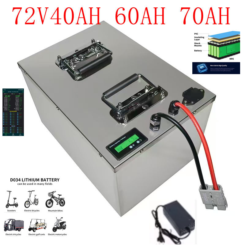 Electric Bicycle Battery 72V 30Ah - Sistema de Almacenamiento de Energía con