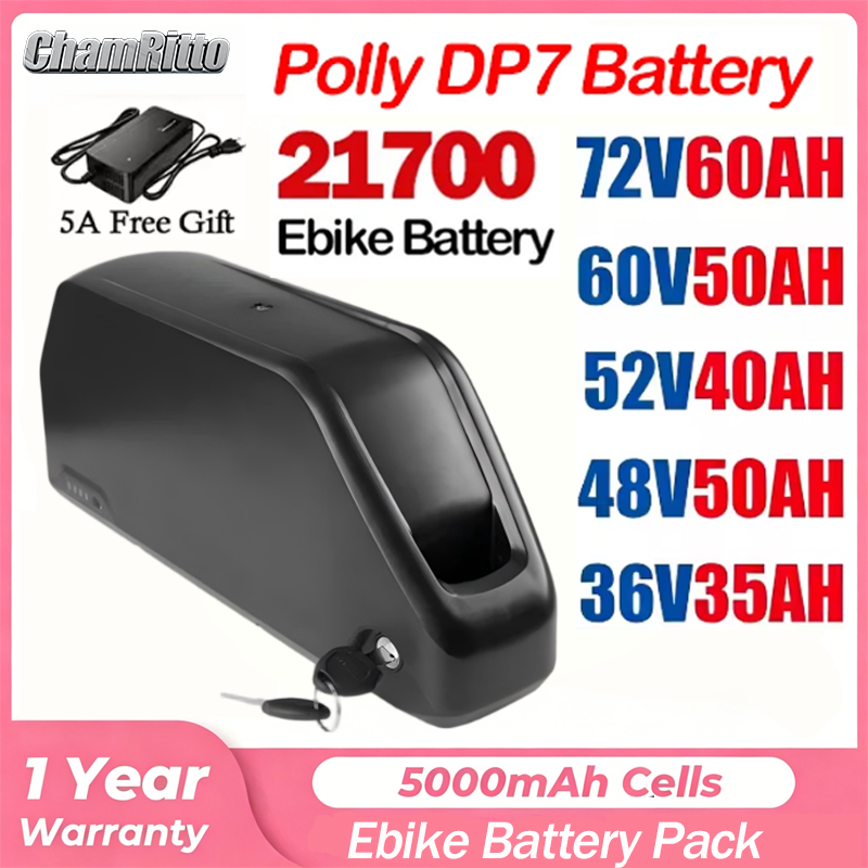 Electric Bicycle Battery 72V 30Ah - Batería Hailong Polly de 52V 50Ah