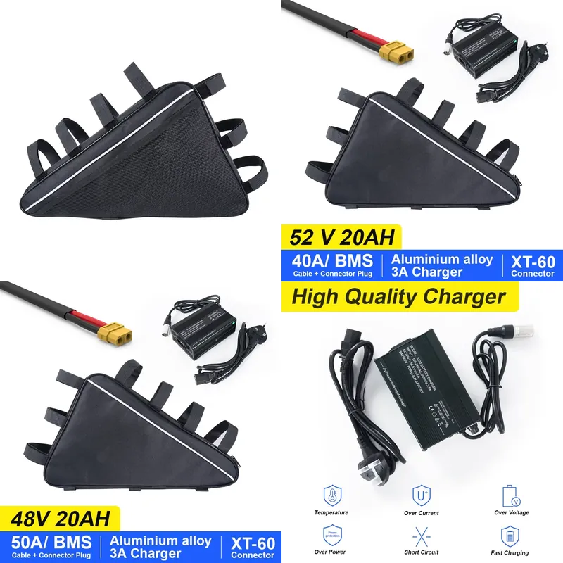 Batería de Litio para Biciclet - Ebike Battery 52V 20Ah Triangle Pack reseña y precio