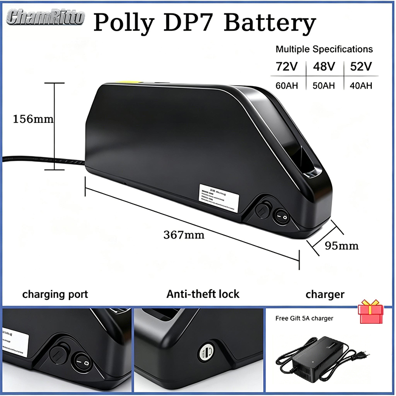 Batería Hailong para bicicleta - Electric Bicycle Battery 72V 30Ah reseña y precio
