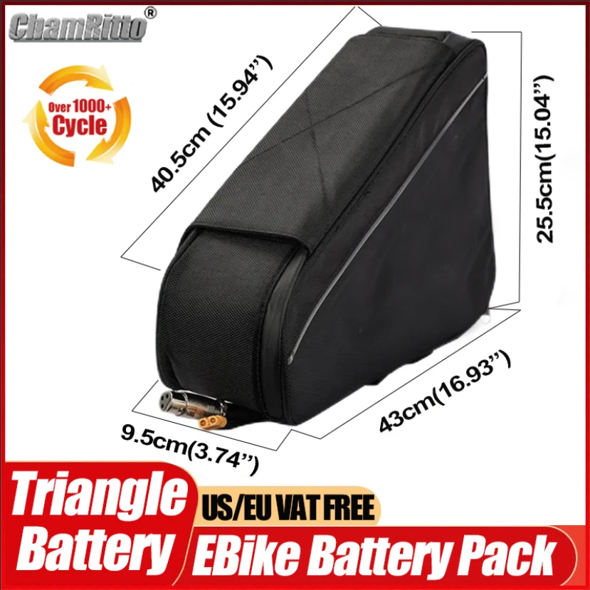 Batería triangular de litio pa - Electric Bicycle Battery 72V 30Ah reseña y precio