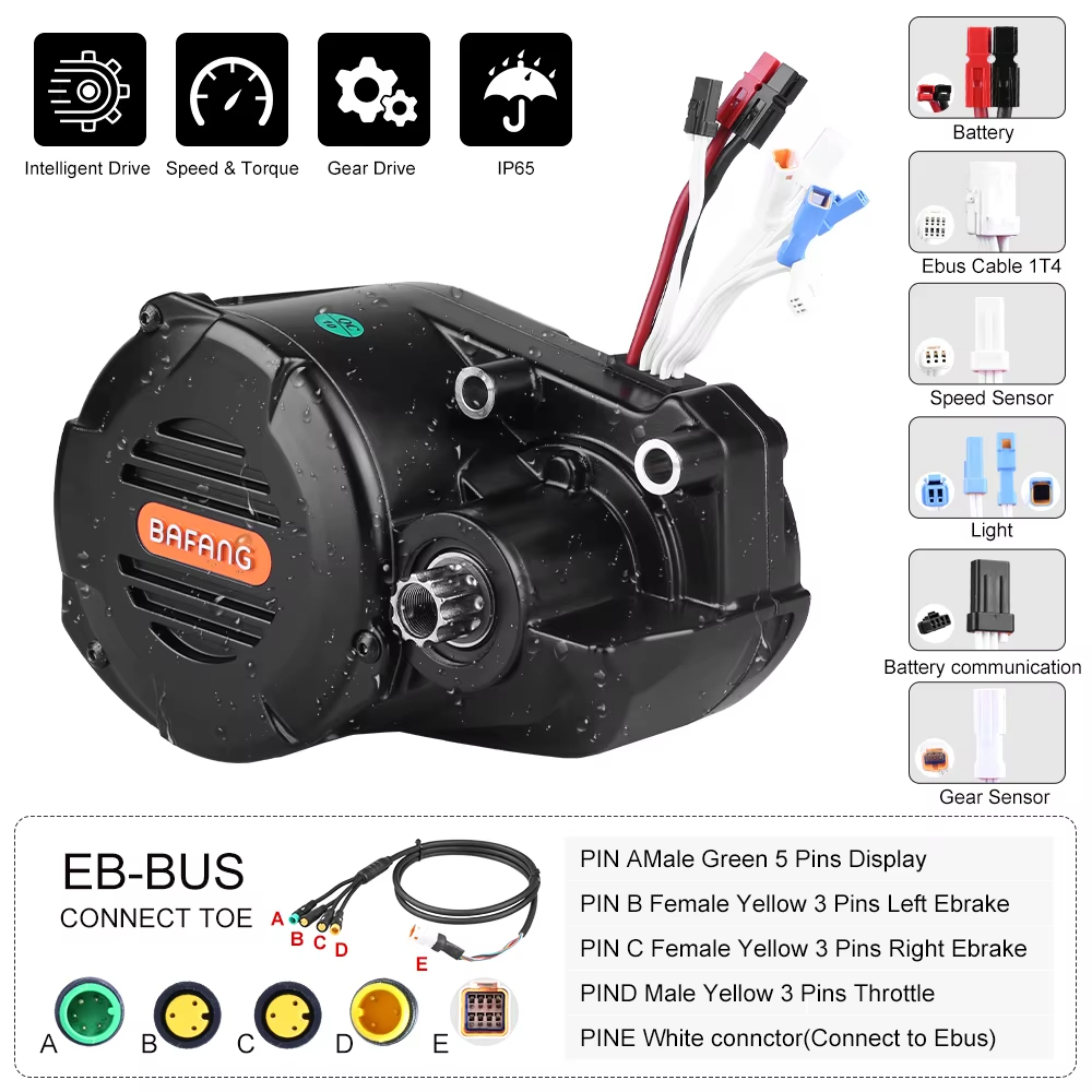 Bafang M620 G510 48V 52V 1000W - Mid Drive Motor Kit 52V 1000W reseña y precio
