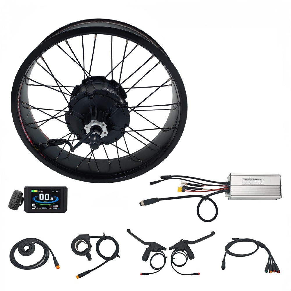 Kit de Conversión de Motor Tra - 72V 5000W Hub Motor Kit reseña y precio