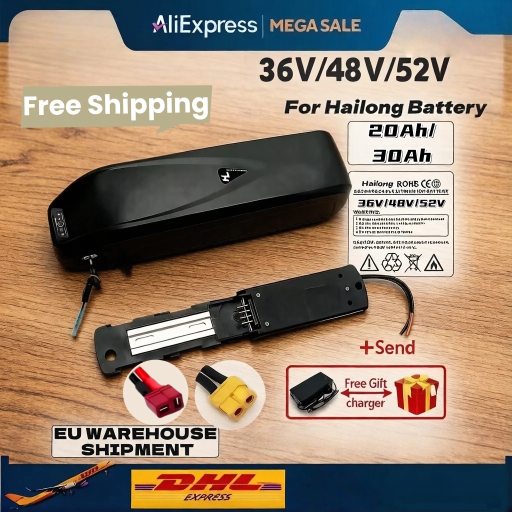 Nueva batería Hailong de 36V 4 - Ebike Battery 48V 20Ah Hailong reseña y precio