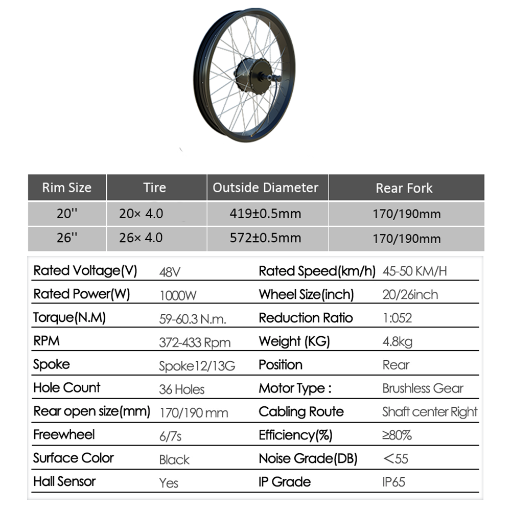 Kit de Conversión para Bicicle - Fat Tire Ebike Conversion Kit 2000W reseña y precio