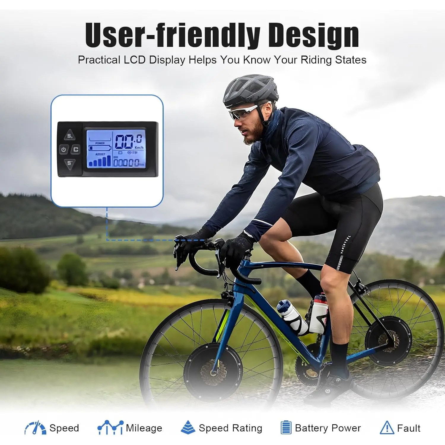Kit de conversión de bicicleta - 72V 5000W Hub Motor Kit reseña y precio