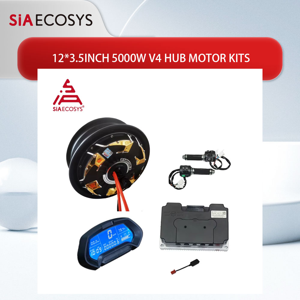 Motor QS de 12x3,5 pulgadas, 5 - 72V 5000W Hub Motor Kit reseña y precio