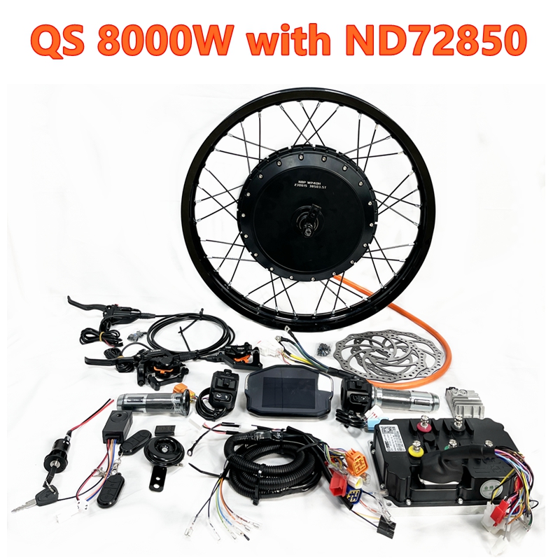 Kit de motor de rueda sin esco - Ebike Conversion Kit 72V 3000W reseña y precio